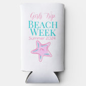 Custom Girl's Trip Beach Week Selters Dosenkühler (Vorderseite)