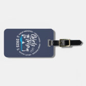 Custom Girls Trip Group Matching Beach Vacation Gepäckanhänger (Vorderseite horizontal)