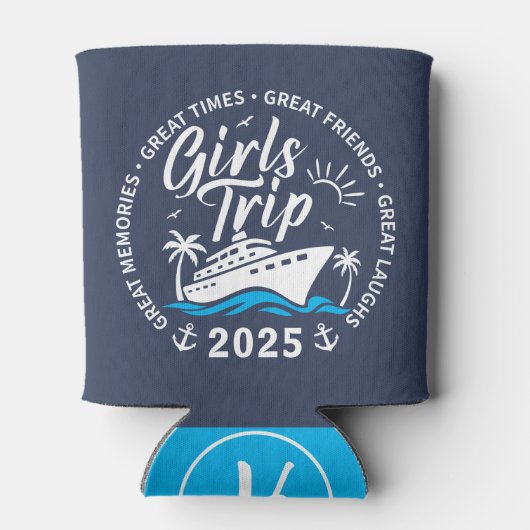 Custom Girls Trip Group Matching Cruise Vacation Dosenkühler (Rückseite)