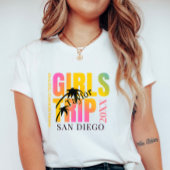Custom Girls Trip with Name, City and Year; Summer T-Shirt