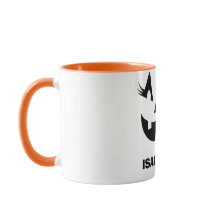 Custom Girly Face Halloween Tasse - Niedlich perso