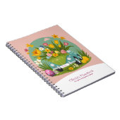 Custom Girly Floral Car Osterthema Notizblock (Rechte Seite)