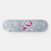 Custom Girly Funkelnd Imitate Mutter von Pearl Uni Skateboard (Horizontal)