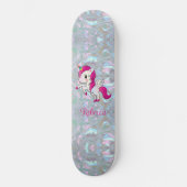 Custom Girly Funkelnd Imitate Mutter von Pearl Uni Skateboard (Vorderseite)