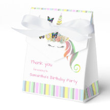 Custom Girly Unicorn Gesicht Geburtstag Vielen Dan