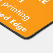 Custom Girobüroschreibmatte - Mandarine Orange Schreibtischunterlage (Ecke)