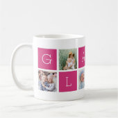 Custom "Glamma" Großmutter Foto Collage Kaffeetasse (Links)
