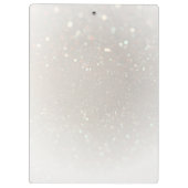 Custom Glamour Modernes Mit Monogramm Elegantes Klemmbrett (Rückseite)