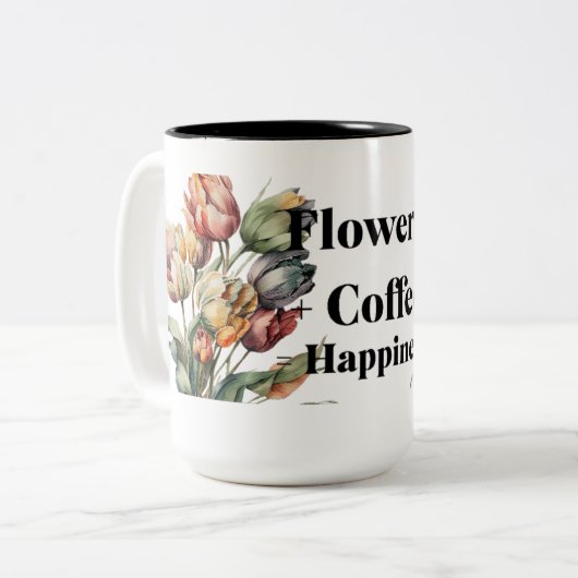 Custom Glass Coffee Cup - Perfektes Bridesmaid Pro Zweifarbige Tasse (Vorderseite Links)