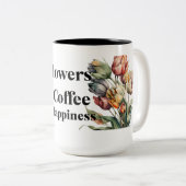 Custom Glass Coffee Cup - Perfektes Bridesmaid Pro Zweifarbige Tasse (VorderseiteRechts)