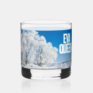 Custom Glass Cup Personalisiertes klares Trinkgl Whiskyglas