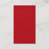Custom Glitter Red Flat Loyalty Card Treuekarte (Vorderseite)