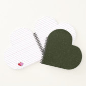 Custom Glitzer Heart Spiral Notebook Notizblock (Innenseite)