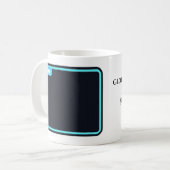 Custom Global Terminal Developer Mug Kaffeetasse (Vorderseite Links)