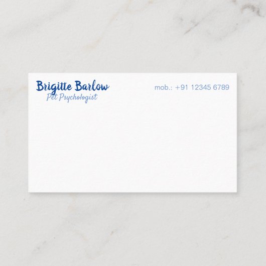 Custom Glück Auspicious Clouds Visitenkarte (Rückseite)