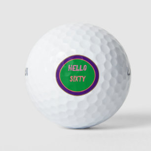 Custom glückliche Geburtstagsgeschenke 60. Valence Golfball