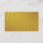 Custom Gold Company Visitenkarte (Rückseite)