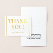 Custom Gold Foil "DANKE!" Karte (Anzeige)