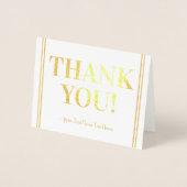Custom Gold Foil "DANKE!" Karte (Vorderseite)