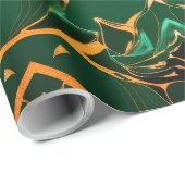 Custom Gold Foil Holiday Wrapping Paper Geschenkpapier (Rolleneckpunkt)