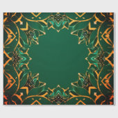 Custom Gold Foil Holiday Wrapping Paper Geschenkpapier (Flach)