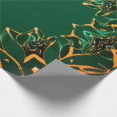 Custom Gold Foil Holiday Wrapping Paper Geschenkpapier (Ecke)