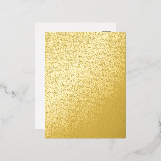 Custom Gold Foil Luxe Foil Einladung Postkarte (Vorderseite/Rückseite)