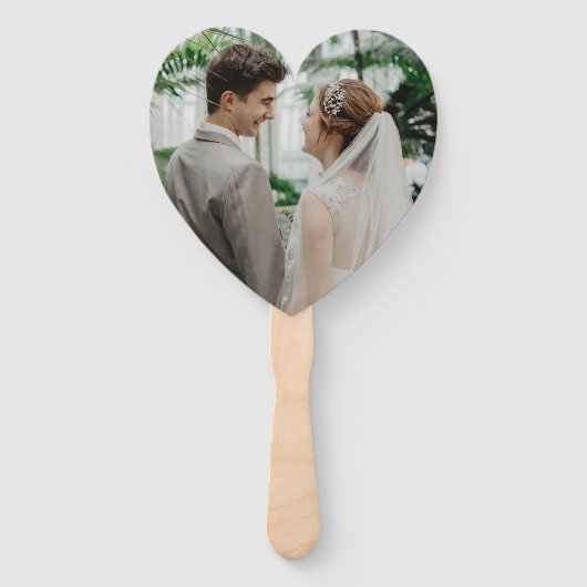 Custom Gold Foil Luxus Botanische Monogram Modern Fächer (Rückseite)