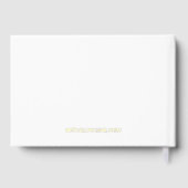 Custom Gold Foil My Baby Book Keepake für Mutter Gästebuch (Rückseite)