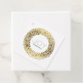 Custom Gold Foil Weihnachtsfeiertag Geschenkanhänger (Beispiel)