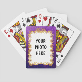 Custom Gold Frame 4 - Bicycle Playing Cards Spielkarten