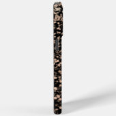 Custom Gold Glitter Midnight Black Case-Mate iPhone Hülle (Rückseite / Rechts)