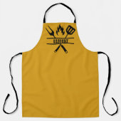 Custom Gold Grilling Apron Schürze (Vorderseite)