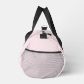 Custom Gold Initial l Girly Blush Pink Fitness Gym Duffle Bag (Rechts)