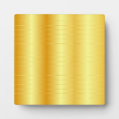 Custom Gold Look Elegant Trendy Template Classic Fotoplatte (Vorderseite)