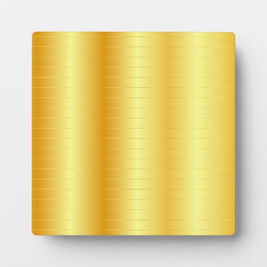 Custom Gold Look Elegant Trendy Template Classic Fotoplatte (Vorderseite)