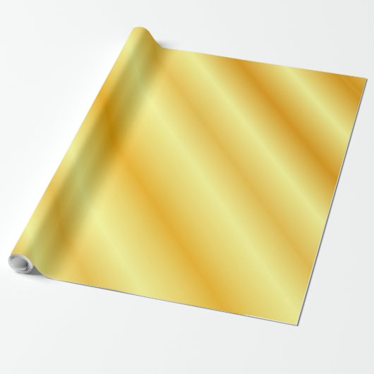 Custom Gold Look Elegante moderne Vorlagengeschenk Geschenkpapier (Ungerollt)