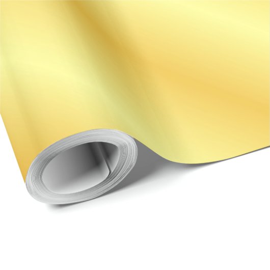 Custom Gold Look Elegante moderne Vorlagengeschenk Geschenkpapier (Rolleneckpunkt)