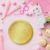 Custom Gold Look Hörer Leere romantische Vorlage Pappteller (Party)