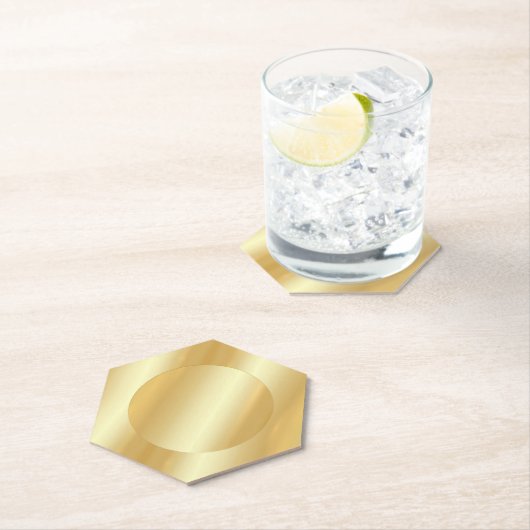 Custom Gold Look Trendy Stylish Blank Template Untersetzer (Vor Ort)