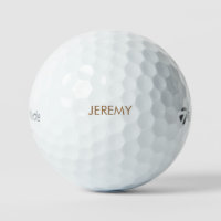 Custom Gold Name Taylor Made Golf Balls