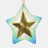 Custom Gold Star Ornament (Links)