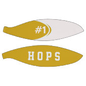 Custom Gold White Basketball (Panele)