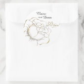 Custom Golden Anniversary Stickers (Tasche)