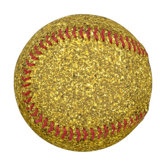 Custom Golden Baseball (Vorderseite Links)