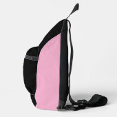 Custom Golden Bowling Art Design Crossbody Bag (Rechts)