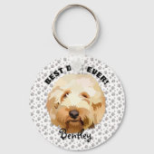 Custom Golden Doodle Schlüsselanhänger personalisi (Vorderseite)