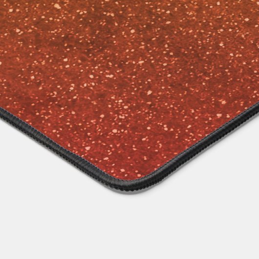Custom Golden Ember Desk Mat - Warm & Bold Schreibtischunterlage (Ecke)