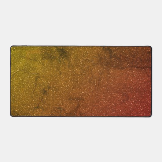 Custom Golden Ember Desk Mat - Warm & Bold Schreibtischunterlage (Vorderseite)