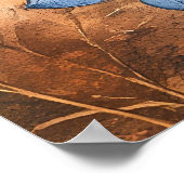 Custom golden leaves is a popular wall poster (Ecke)